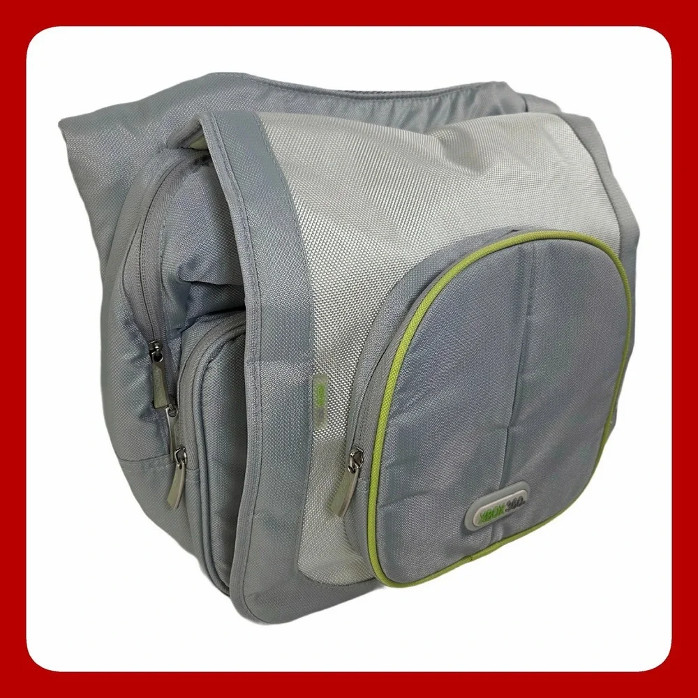 Xbox 360 Messenger Bag Planet 21 Gorpcore Y2K Padded Console Travel Case Gray